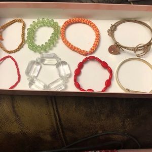 Junk Jewelry used bracelet lot.